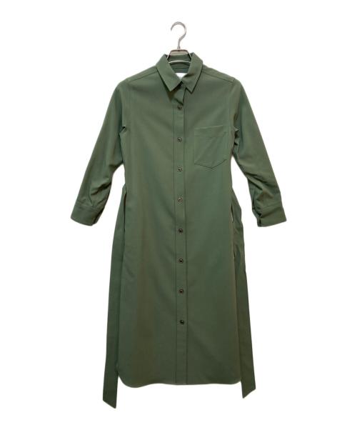 SOEJU（ソージュ）SOEJU (ソージュ) ソフトオックスシャツワンピース  S-00-OP-006 グリーン サイズ:XSの古着・服飾アイテム