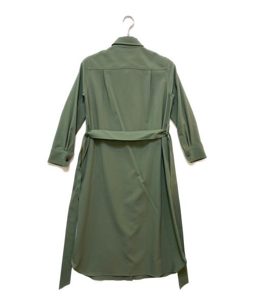 SOEJU（ソージュ）SOEJU (ソージュ) ソフトオックスシャツワンピース  S-00-OP-006 グリーン サイズ:XSの古着・服飾アイテム