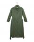 SOEJU（ソージュ）の古着「ソフトオックスシャツワンピース  S-00-OP-006」｜グリーン