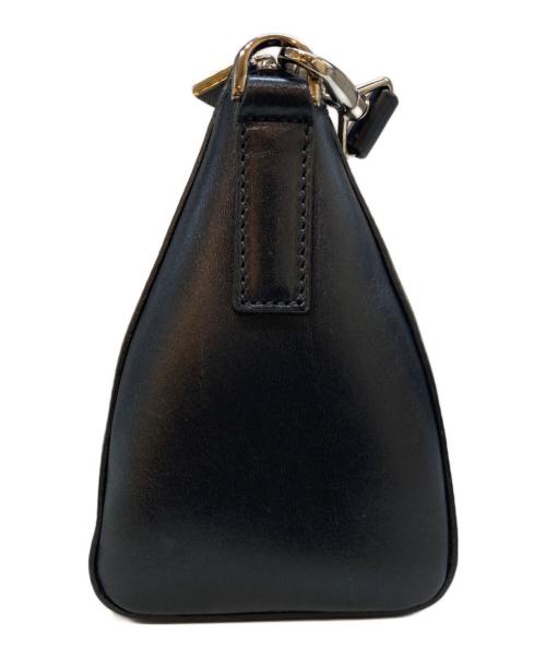 HIROFU（ヒロフ）HIROFU (ヒロフ) レザーワンショルダーバッグ ブラックの古着・服飾アイテム