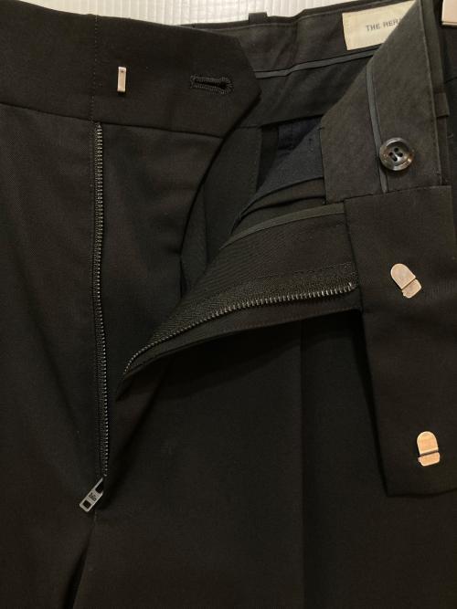 THE RERACS（ザ リラクス）THE RERACS (ザ リラクス) スラックスパンツ　22SS-REPT-136-J ブラック サイズ:46の古着・服飾アイテム