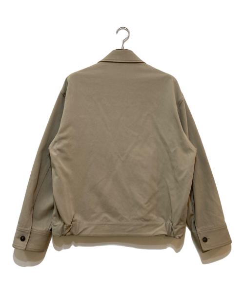 nonnotte（ノノット）nonnotte (ノノット) Zip Up Blouson Hard Twist incomplete double cloth　N-24S-012 ベージュ サイズ:4の古着・服飾アイテム