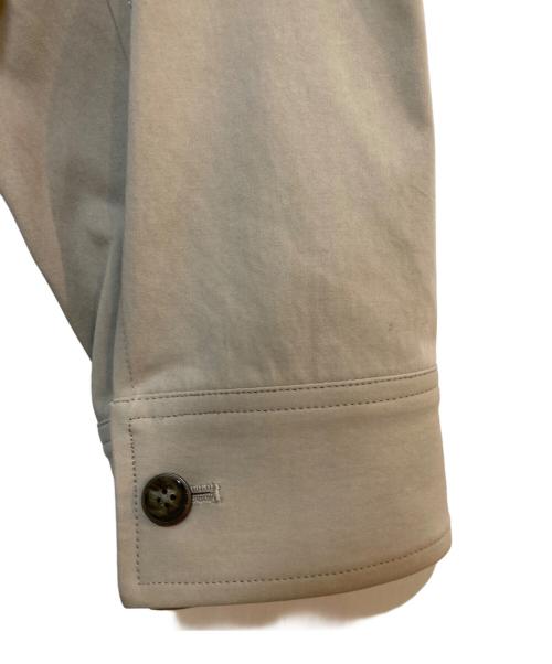 nonnotte（ノノット）nonnotte (ノノット) Zip Up Blouson Hard Twist incomplete double cloth　N-24S-012 ベージュ サイズ:4の古着・服飾アイテム