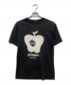 UNDERCOVERアンダーカバー）の古着「gilappleプリントTシャツ」｜ブラック