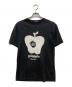 UNDERCOVER（アンダーカバー）の古着「gilappleプリントTシャツ」｜ブラック