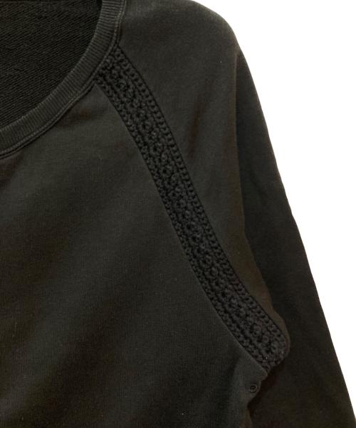 NUMBER (N)INE（ナンバーナイン）NUMBER (N)INE (ナンバーナイン) スウェットカーディガン ブラック サイズ:4の古着・服飾アイテム