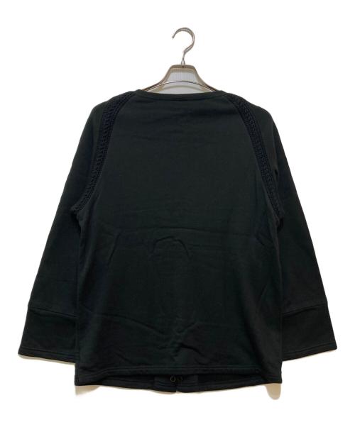 NUMBER (N)INE（ナンバーナイン）NUMBER (N)INE (ナンバーナイン) スウェットカーディガン ブラック サイズ:4の古着・服飾アイテム