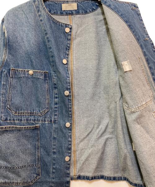 JOURNAL STANDARD relume（ジャーナルスタンダード レリューム）JOURNAL STANDARD relume (ジャーナルスタンダード レリューム) 11.5ozデニムカバーオールジャケット インディゴ サイズ:36の古着・服飾アイテム