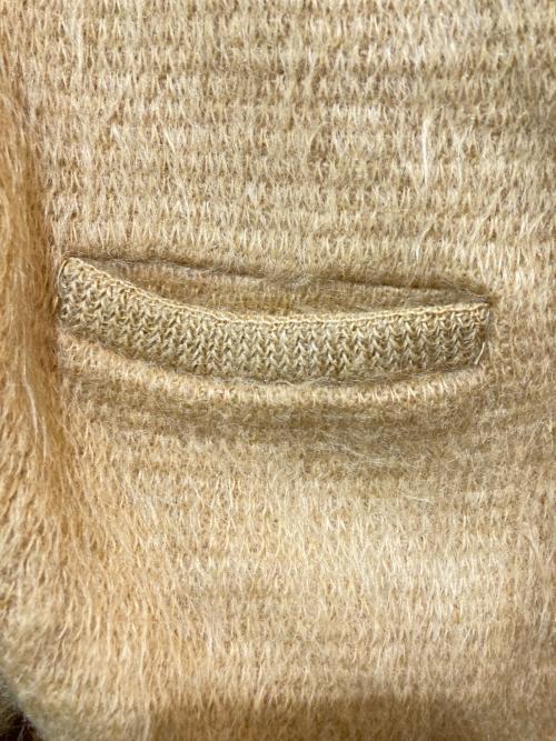 pennleigh（ペンリー）pennleigh (ペンリー) ウールモヘアカーディガン イエロー サイズ:Lの古着・服飾アイテム