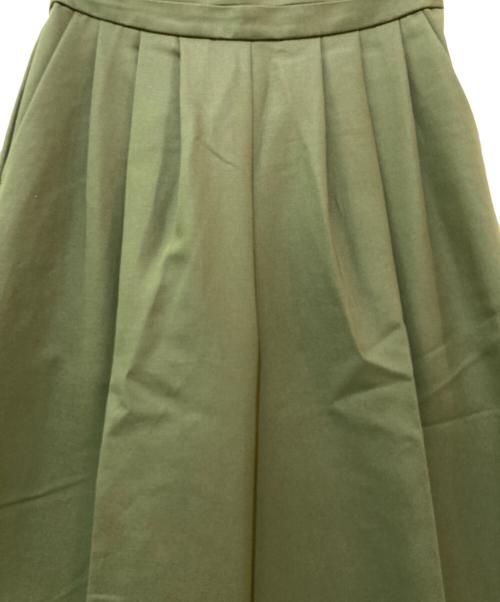 COLUMN（コラム）COLUMN (コラム) ツイルハイウエストパンツ グリーン サイズ:34の古着・服飾アイテム
