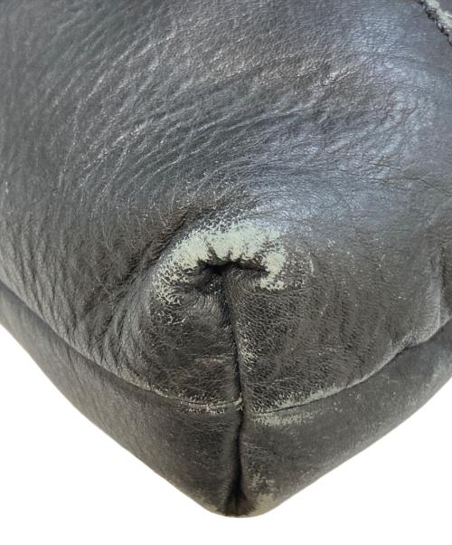 VALENTINO（ヴァレンティノ）VALENTINO (ヴァレンティノ) フリンジスパンコールレザーハンドバッグ ブラックの古着・服飾アイテム