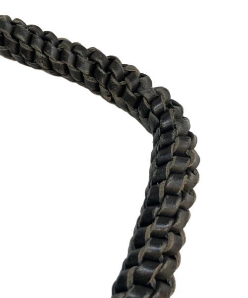 VALENTINO（ヴァレンティノ）VALENTINO (ヴァレンティノ) フリンジスパンコールレザーハンドバッグ ブラックの古着・服飾アイテム