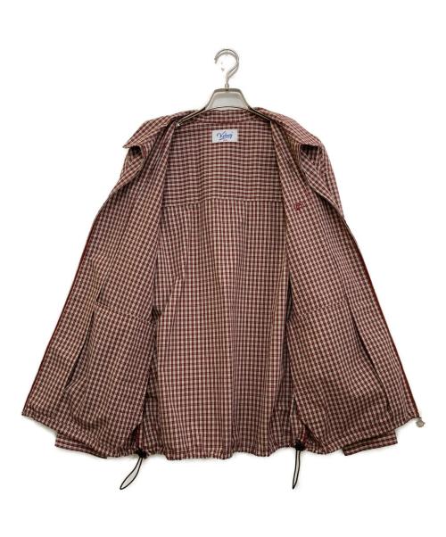 KEBOZ（ケボズ）KEBOZ (ケボズ) チェックシャツブルゾン ブラウン サイズ:Ｌの古着・服飾アイテム