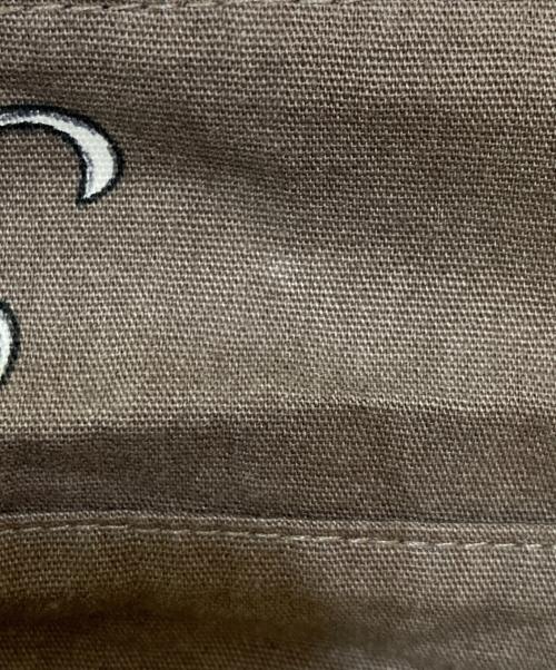 KEBOZ（ケボズ）KEBOZ (ケボズ) 総ロゴシャツ ブラウン サイズ:LARGEの古着・服飾アイテム