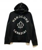 DSQUARED2ディースクエアード）の古着「HAREDCORE KANADIAN PARKA　S74GU0343」｜ブラック
