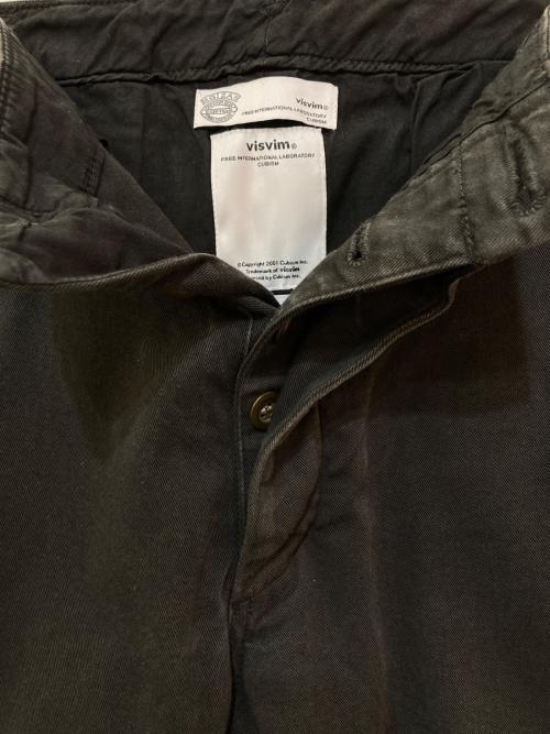 VISVIM（ビズビム）VISVIM (ビズビム) SLIM PANTS GIZA CHINO ブラック サイズ:1の古着・服飾アイテム