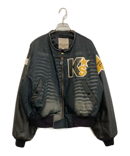 K'S GAME（ケイズゲーム）K'S GAME (ケイズゲーム) レーシングジャケット ブラック サイズ:Mの古着・服飾アイテム