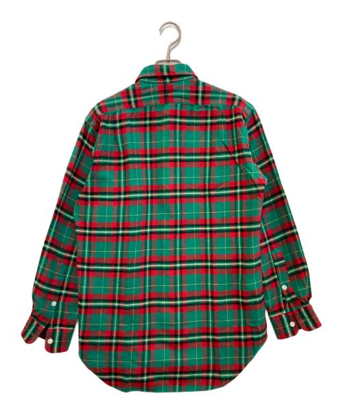 POLO RALPH LAUREN（ポロ・ラルフローレン）POLO RALPH LAUREN (ポロ・ラルフローレン) チェックCPOシャツ レッド×グリーン サイズ:Mの古着・服飾アイテム