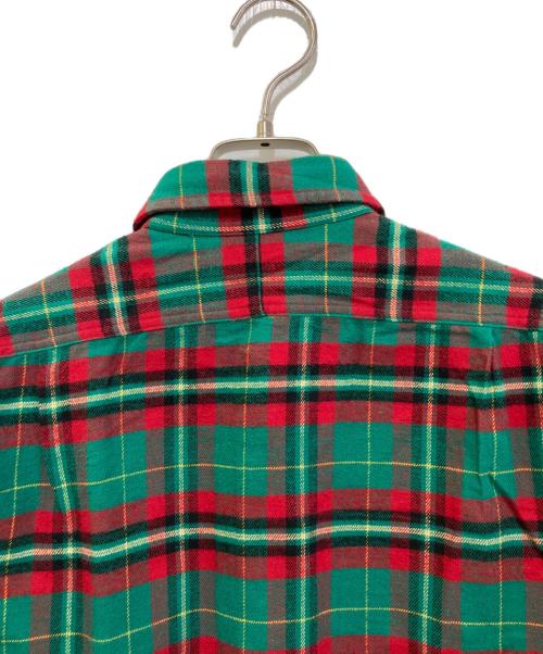 POLO RALPH LAUREN（ポロ・ラルフローレン）POLO RALPH LAUREN (ポロ・ラルフローレン) チェックCPOシャツ レッド×グリーン サイズ:Mの古着・服飾アイテム