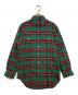 POLO RALPH LAUREN（ポロ・ラルフローレン）の古着「チェックCPOシャツ」｜レッド×グリーン