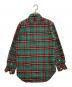 POLO RALPH LAUREN (ポロ・ラルフローレン) チェックCPOシャツ レッド×グリーン サイズ:M：6000円