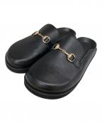 MOHIモヒ）の古着「ホースビットサンダル」｜ブラック