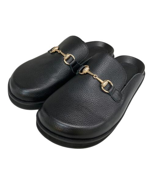 MOHI（モヒ）MOHI (モヒ) ホースビットサンダル ブラック サイズ:37の古着・服飾アイテム