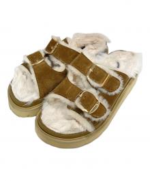 MOHI（モヒ）の古着「ファーサンダル」｜ブラウン