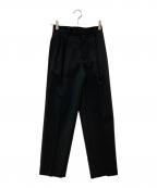 OHGAオオガ）の古着「テーパードタックパンツ　OHGA-4016」｜ブラック
