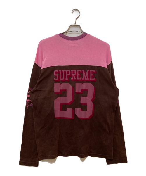 SUPREME（シュプリーム）SUPREME (シュプリーム) bumblebee football top パープル サイズ:Mの古着・服飾アイテム