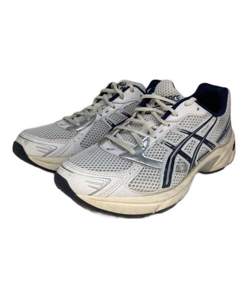 asics（アシックス）asics (アシックス) GEL-1130 ホワイト×ネイビー サイズ:27.5の古着・服飾アイテム
