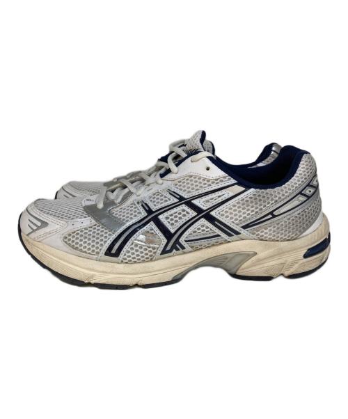 asics（アシックス）asics (アシックス) GEL-1130 ホワイト×ネイビー サイズ:27.5の古着・服飾アイテム