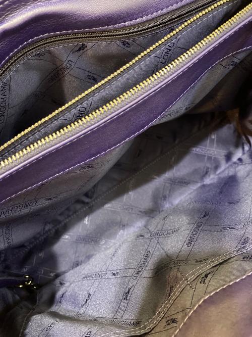 LONGCHAMP（ロンシャン）LONGCHAMP (ロンシャン) マドレーヌ トートバッグ ネイビーの古着・服飾アイテム