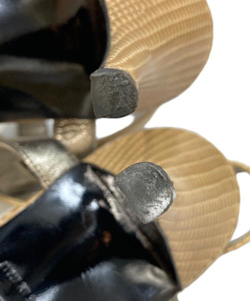 HERMES（エルメス）HERMES (エルメス) リザードクロスストリング ベージュ サイズ:362/1の古着・服飾アイテム