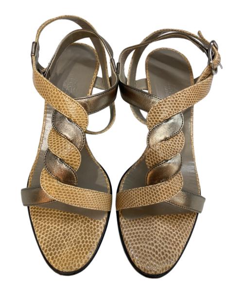 HERMES（エルメス）HERMES (エルメス) リザードクロスストリング ベージュ サイズ:362/1の古着・服飾アイテム