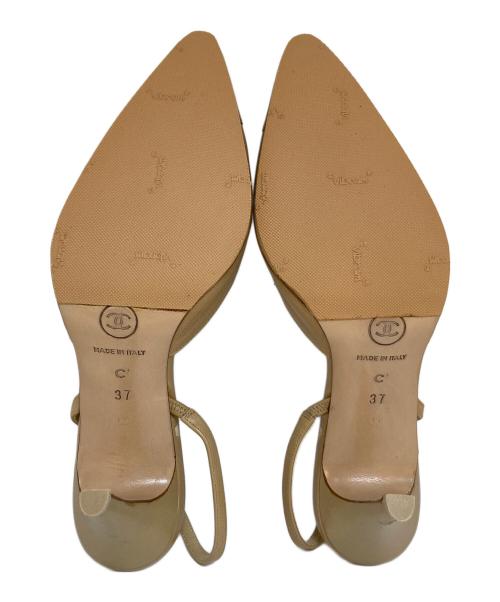 CHANEL（シャネル）CHANEL (シャネル) パンプス ベージュ サイズ:37の古着・服飾アイテム