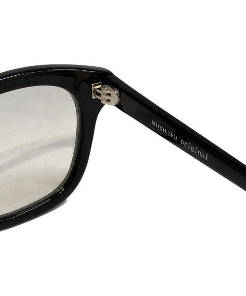 The Silent Soul（ザ サイレント ソウル）The Silent Soul (ザ サイレント ソウル) TSS SQUARE BLACK FRAME CLEAR LENS ブラックの古着・服飾アイテム