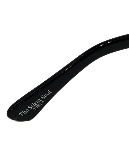 The Silent Soul（ザ サイレント ソウル）The Silent Soul (ザ サイレント ソウル) TSS SQUARE BLACK FRAME CLEAR LENS ブラックの古着・服飾アイテム