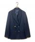 Spick and Span（スピックアンドスパン）の古着「ドライツイルダブルブレストジャケット」｜ネイビー