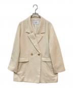 SLOBE IENAスローブ イエナ）の古着「ループツイードダブルジャケット」｜アイボリー