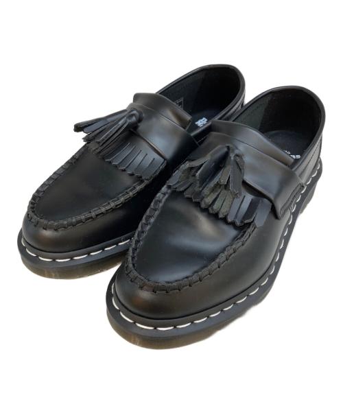 Dr.Martens（ドクターマーチン）Dr.Martens (ドクターマーチン) ADRIAN ホワイト ステッチ ローファー　26805001 ブラック サイズ:UK4の古着・服飾アイテム