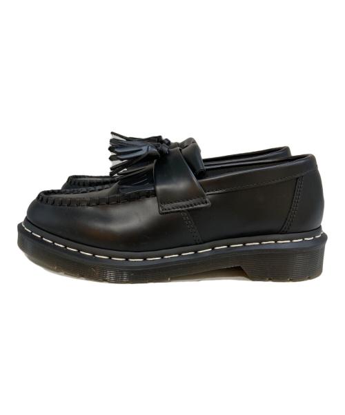 Dr.Martens（ドクターマーチン）Dr.Martens (ドクターマーチン) ADRIAN ホワイト ステッチ ローファー　26805001 ブラック サイズ:UK4の古着・服飾アイテム