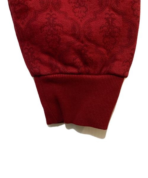 Lafayette（ラファイエット）Lafayette (ラファイエット) AMASK PATTERN Lafayette LOGO US COTTON HOODED SWEATSHIRT レッド サイズ:Lの古着・服飾アイテム