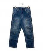 Lafayetteラファイエット）の古着「WASHED DENIM DOUBLE KNEE PAINTER PANTS」｜インディゴ