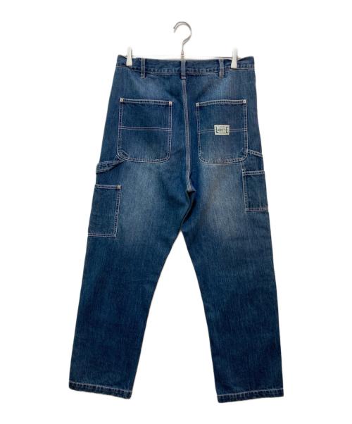 Lafayette（ラファイエット）Lafayette (ラファイエット) WASHED DENIM DOUBLE KNEE PAINTER PANTS インディゴ サイズ:32の古着・服飾アイテム