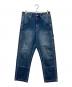 Lafayette（ラファイエット）の古着「WASHED DENIM DOUBLE KNEE PAINTER PANTS」｜インディゴ