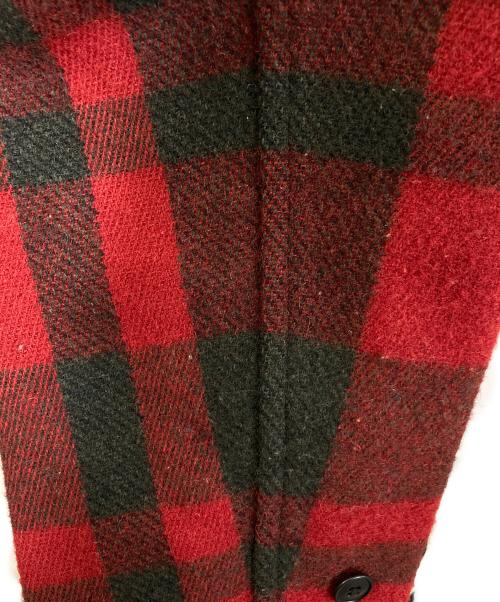 POLO RALPH LAUREN（ポロ・ラルフローレン）POLO RALPH LAUREN (ポロ・ラルフローレン) バッファローチェック マッキーノジャケット レッド×ブラック サイズ:Lの古着・服飾アイテム