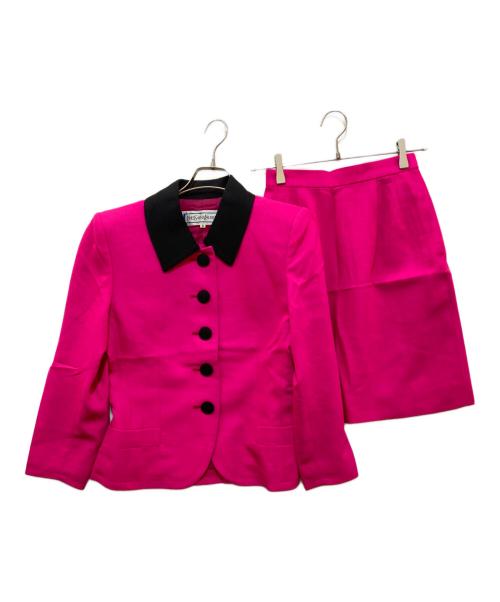 Yves Saint Laurent（イヴサンローラン）Yves Saint Laurent (イヴサンローラン) セットアップジャケット ピンク サイズ:Sの古着・服飾アイテム