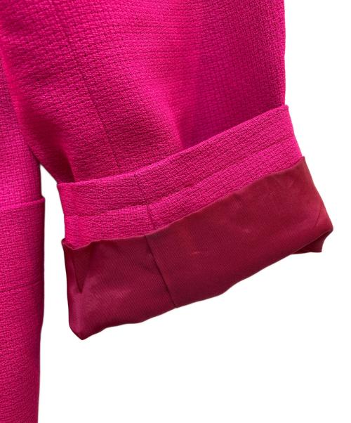 Yves Saint Laurent（イヴサンローラン）Yves Saint Laurent (イヴサンローラン) セットアップジャケット ピンク サイズ:Sの古着・服飾アイテム