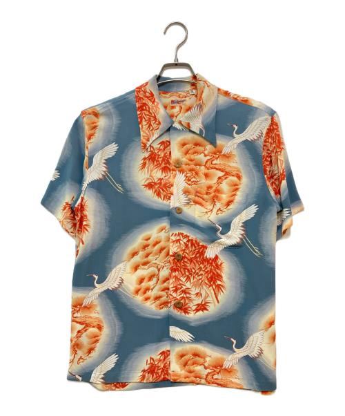 Sun Surf（サンサーフ）Sun Surf (サンサーフ) アロハシャツ　SS30320 ブルー サイズ:Sの古着・服飾アイテム